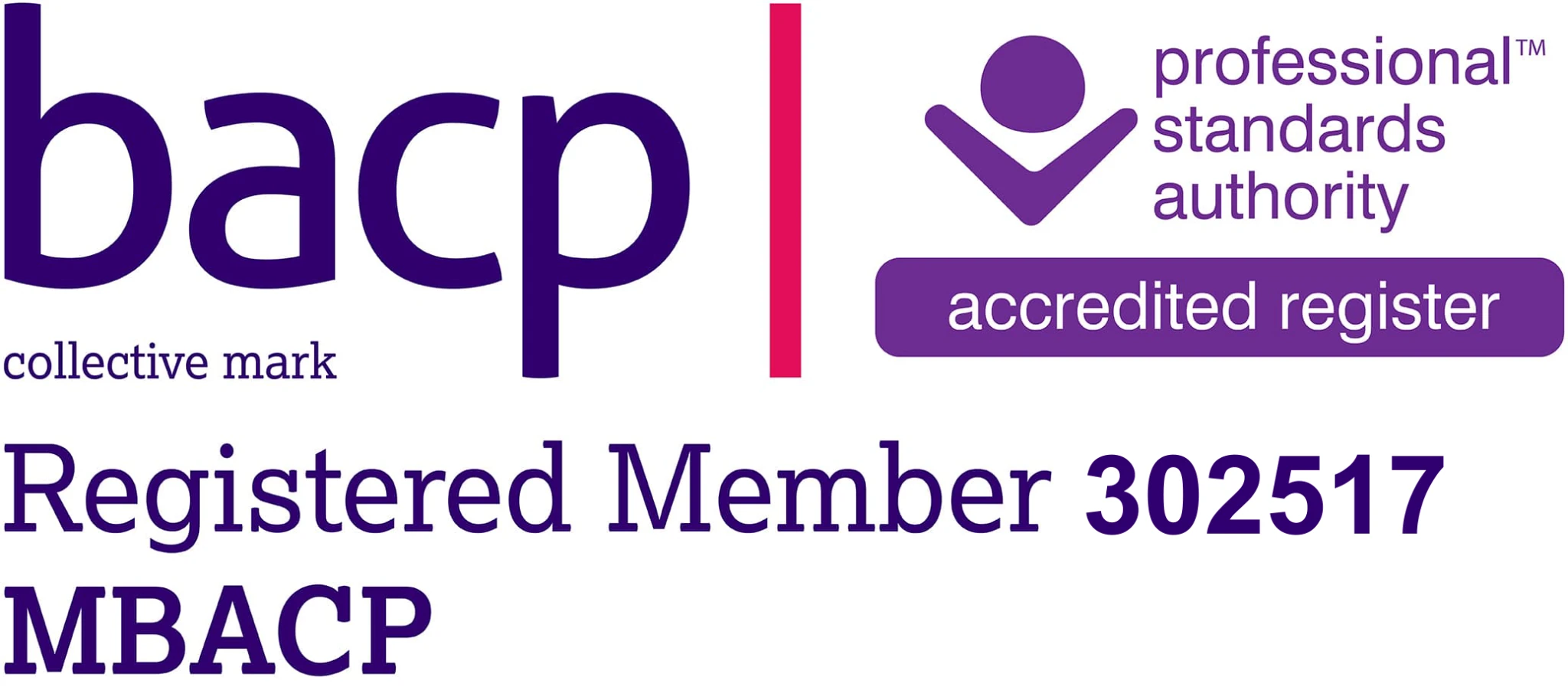 BACP Registered Member 302517